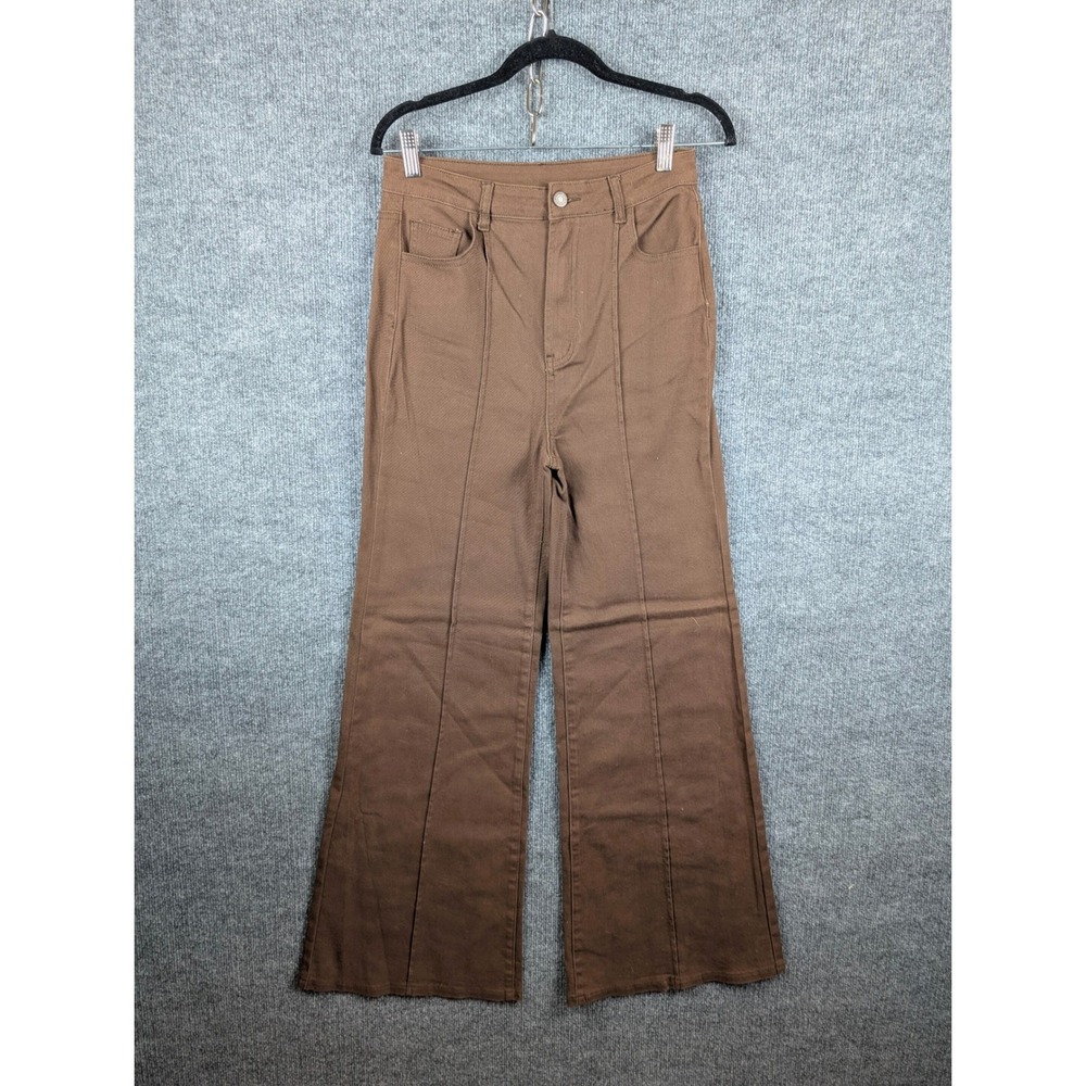 Free Market Flying Tomato M Brown Wide Leg Boho Pants Fall Autumn Harvest Retro